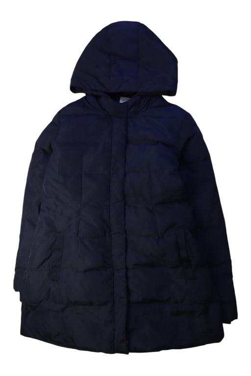 A Navy Puffer/Quilted Coats & Outerwear from Armani in size 12Y for neutral. (Front View)