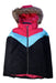A Black Ski Jackets from Spyder in size 12Y for boy. (Front View)