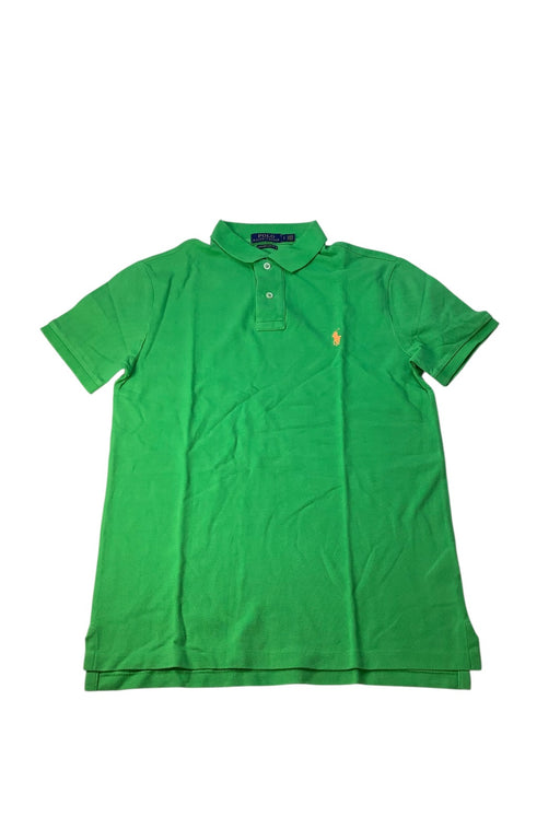 A Green Short Sleeve Polos from Polo Ralph Lauren in size 14Y for neutral. (Front View)