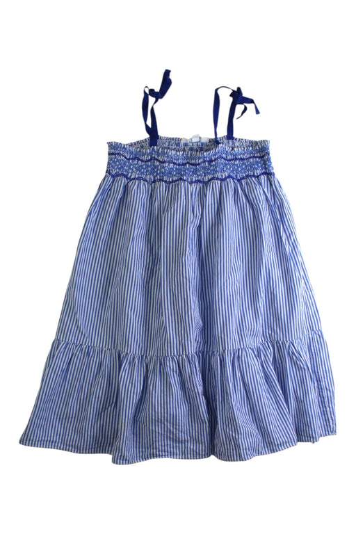 A Blue Sleeveless Dresses from Jacadi in size 3T for girl. (Front View)