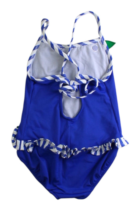 A Blue Swimsuits from Florence Eiseman in size 4T for girl. (Back View)