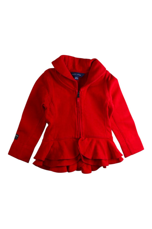A Red Lightweight Jackets from Ralph Lauren in size 3T for girl. (Front View)
