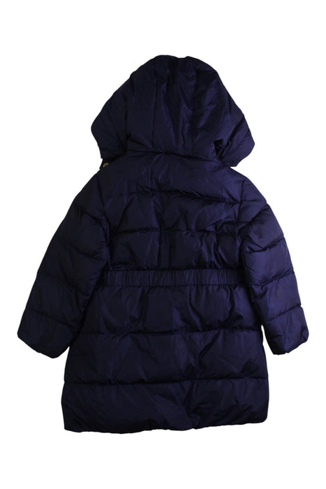 A Navy Puffer/Quilted Coats & Outerwear from Jacadi in size 4T for girl. (Back View)