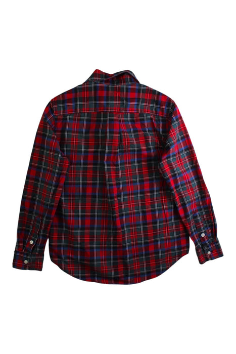 A Red Long Sleeve Shirts from Polo Ralph Lauren in size 7Y for boy. (Back View)