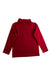 A Red Long Sleeve Shirts from Chateau de Sable in size 4T for girl. (Back View)
