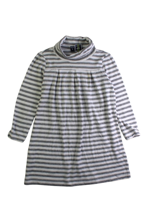 A Grey Long Sleeve Dresses from Busy Bees in size 4T for girl. (Front View)
