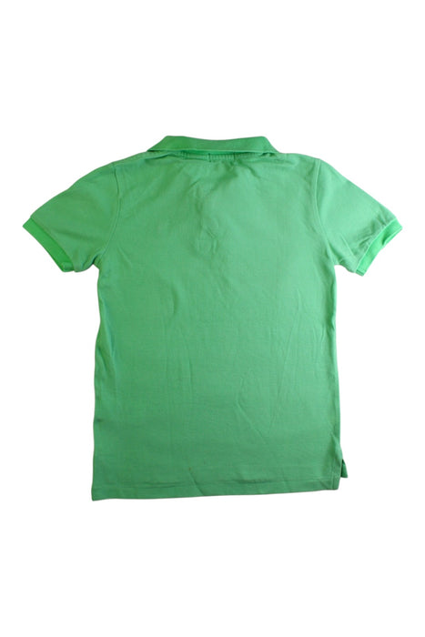 A Green Short Sleeve Polos from Polo Ralph Lauren in size 6T for boy. (Back View)