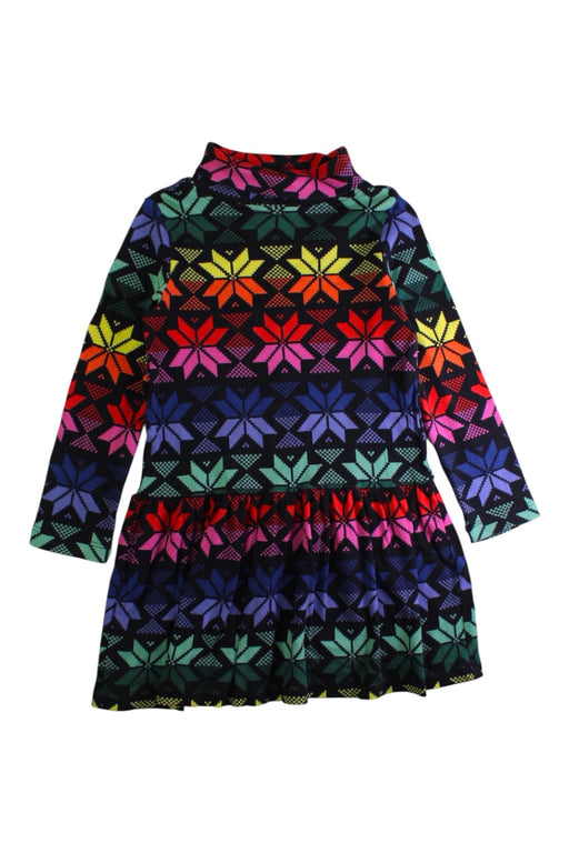A Multicolour Long Sleeve Dresses from Hanna Andersson in size 4T for girl. (Front View)