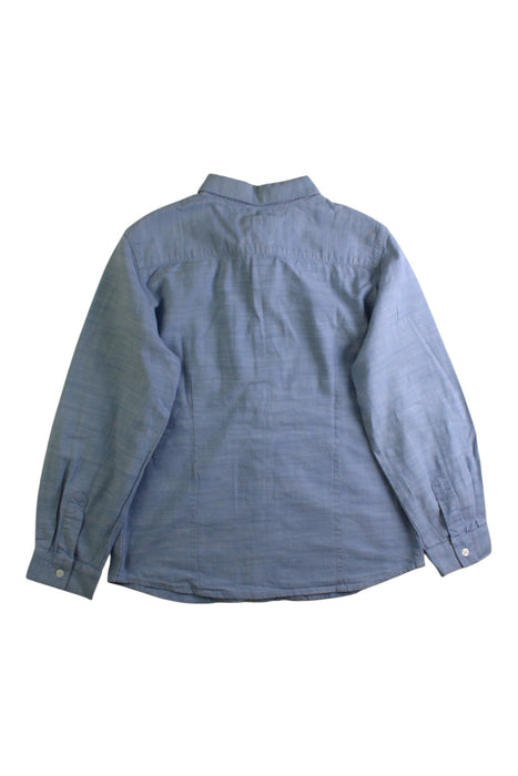 A Blue Long Sleeve Shirts from Bonpoint in size 6T for boy. (Back View)