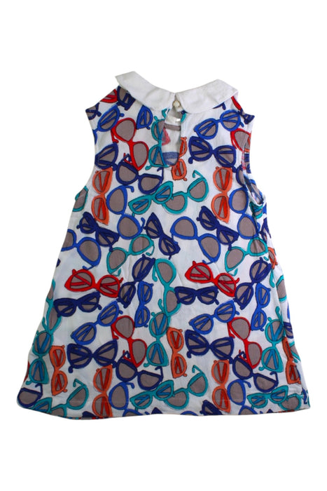 A Multicolour Sleeveless Dresses from Kate Spade in size 4T for girl. (Back View)