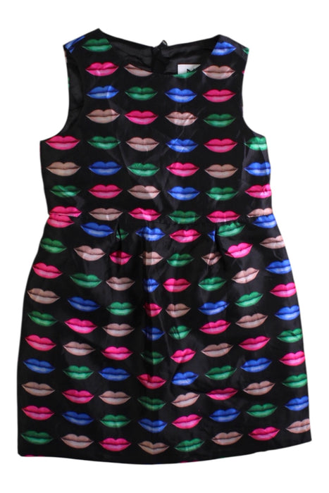 A Multicolour Sleeveless Dresses from Milly Minis in size 4T for girl. (Front View)