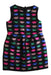 A Multicolour Sleeveless Dresses from Milly Minis in size 4T for girl. (Front View)