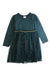 A Green Long Sleeve Dresses from Hanna Andersson in size 4T for girl. (Front View)