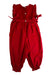 A Red Long Overalls from Bella Bliss in size 3T for girl. (Back View)
