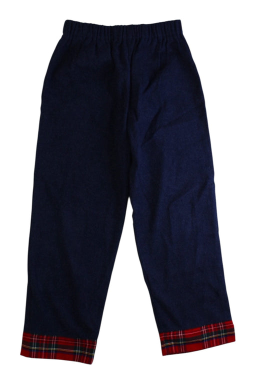 A Navy Casual Pants from Smock Shop in size 5T for girl. (Front View)