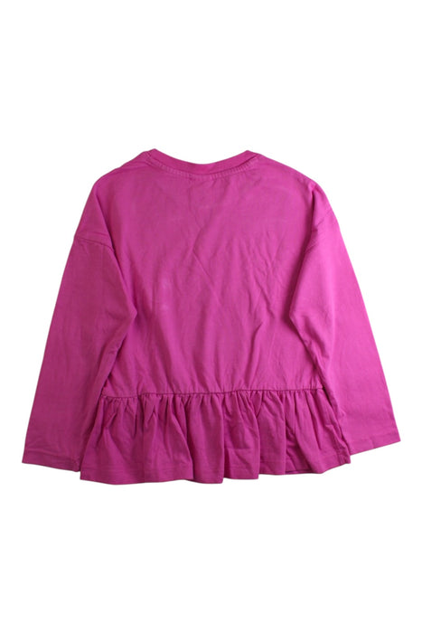 A Pink Long Sleeve Tops from Hanna Andersson in size 5T for girl. (Back View)