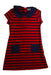 A Red Short Sleeve Dresses from Busy Bees in size 4T for girl. (Front View)