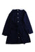 A Navy Long Sleeve Dresses from Busy Bees in size 4T for girl. (Back View)
