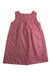 A Red Sleeveless Dresses from Busy Bees in size 4T for girl. (Back View)