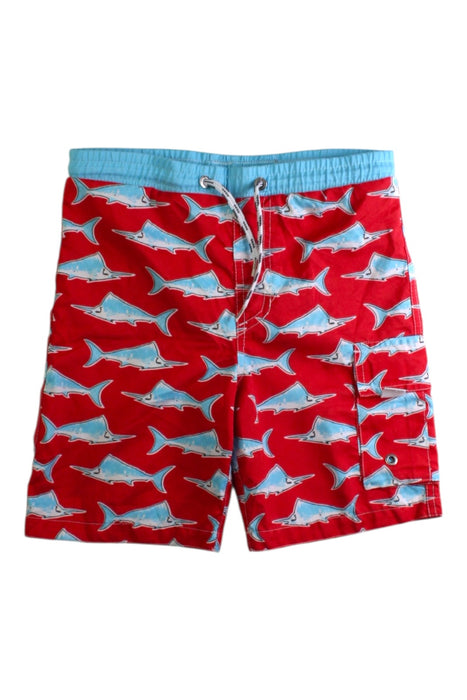 A Red Swim Shorts from Snapper Rock in size 6T for boy. (Front View)