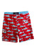 A Red Swim Shorts from Snapper Rock in size 6T for boy. (Back View)