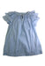A Blue Short Sleeve Dresses from Velveteen in size 8Y for girl. (Front View)