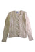 A Ivory Cardigans from Petit Bateau in size 8Y for girl. (Front View)