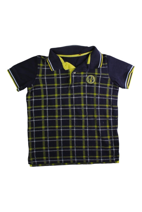 A Blue Short Sleeve Polos from Carolina Herrera in size 8Y for girl. (Front View)