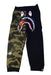 A Black Sweatpants from Bape by A Bathing Ape in size 7Y for boy. (Front View)