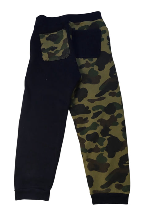 A Black Sweatpants from Bape by A Bathing Ape in size 7Y for boy. (Back View)