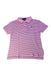 A Pink Short Sleeve Polos from Polo Ralph Lauren in size 7Y for boy. (Front View)