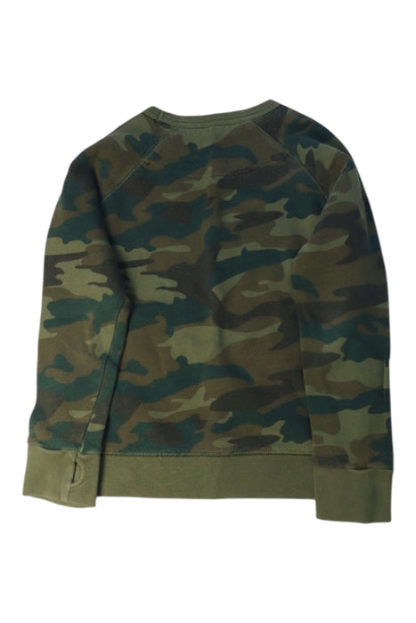 A Green Crewneck Sweatshirts from Finger in the Nose in size 6T for boy. (Back View)