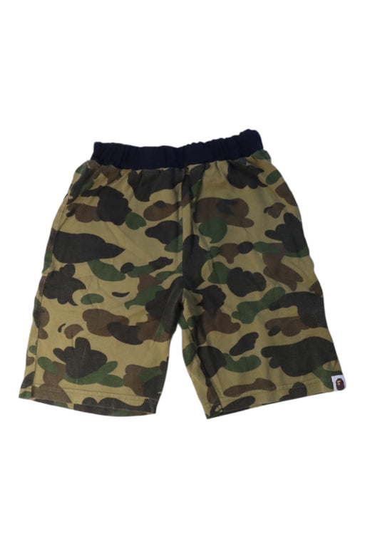 A Green Shorts from Bape by A Bathing Ape in size 5T for boy. (Front View)