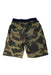 A Green Shorts from Bape by A Bathing Ape in size 5T for boy. (Back View)