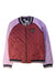 A Burgundy Puffer/Quilted Jackets from Scotch & Soda in size 10Y for girl. (Front View)