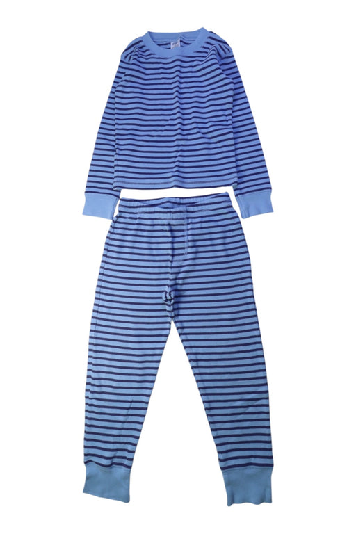 A Blue Pyjama Sets from Boden in size 6T for boy. (Front View)