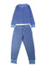 A Blue Pyjama Sets from Boden in size 6T for boy. (Front View)