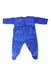 A Blue Onesies from Petit Bateau in size 3-6M for boy. (Back View)
