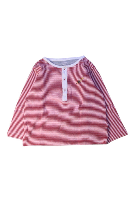 A Red Long Sleeve Polos from Bout'Chou in size 2T for boy. (Front View)