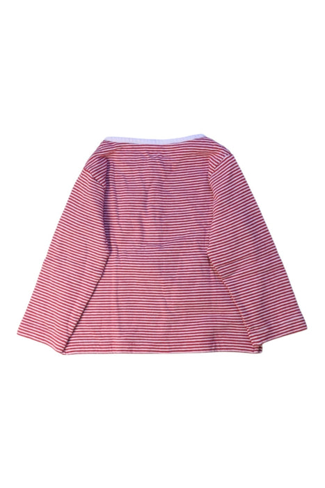 A Red Long Sleeve Polos from Bout'Chou in size 2T for boy. (Back View)
