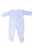 A White Onesies from Bout'Chou in size 0-3M for boy. (Back View)