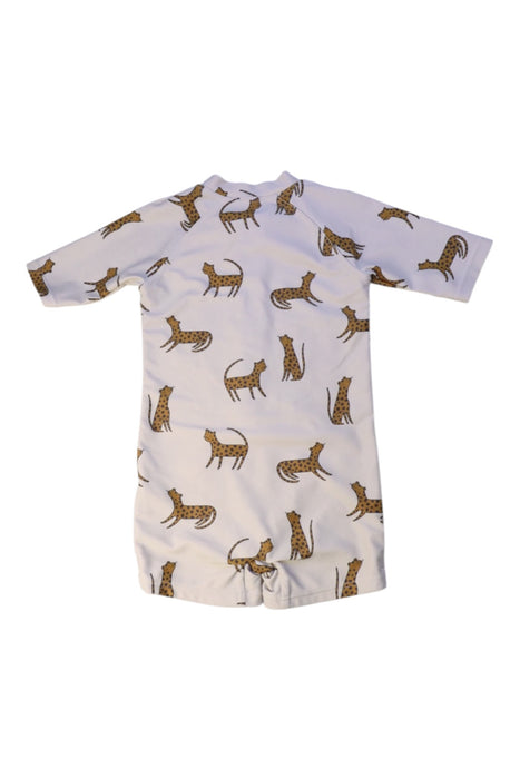 A White Rash Guards from Liewood in size 12-18M for boy. (Back View)