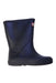 A Black Rain Boots from Hunter in size 3T for boy. (Front View)