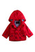 A Red Coats from Jacadi in size 6-12M for boy. (Front View)