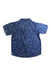 A Blue Short Sleeve Shirts from Fox & Finch in size 7Y for boy. (Back View)