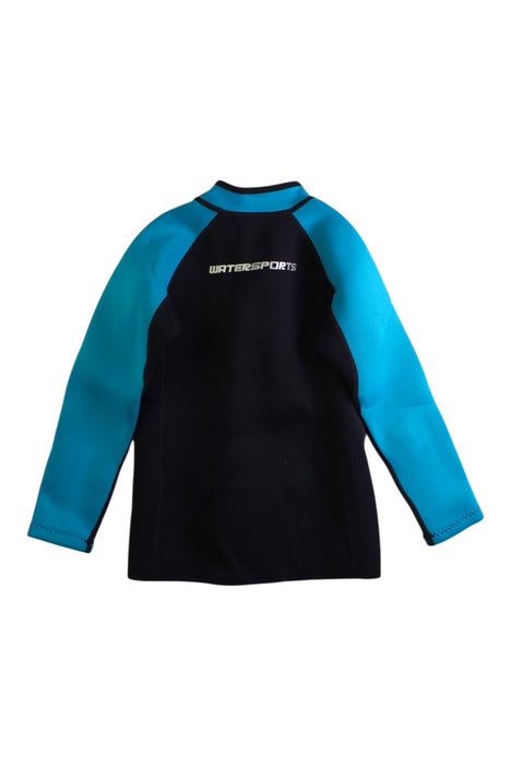 A Black Rash Guards from Watersports in size 6T for neutral. (Back View)