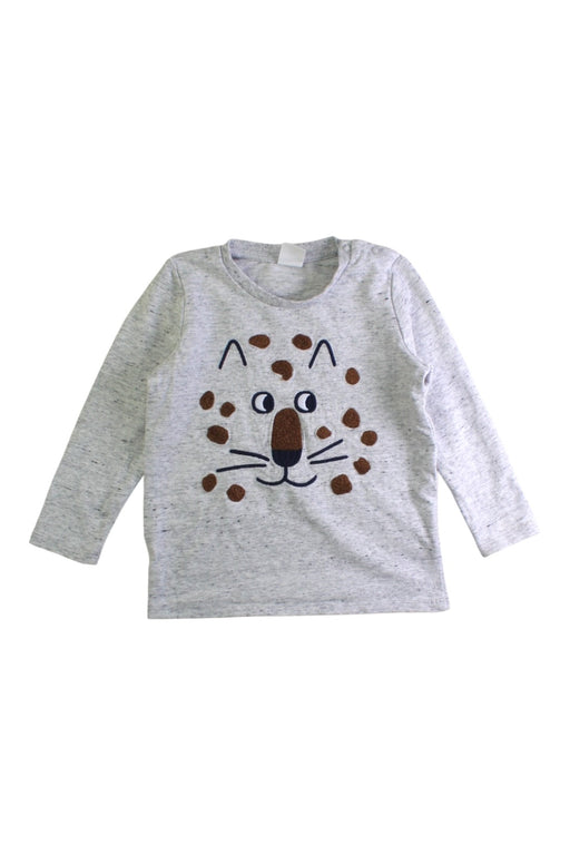 A Grey Long Sleeve T Shirts from Seed in size 18-24M for boy. (Front View)