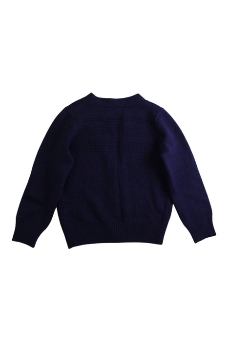 A Navy Cardigans from As Little As in size 12-18M for boy. (Back View)
