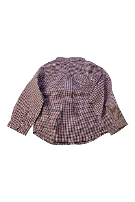 A Red Long Sleeve Shirts from Jacadi in size 18-24M for boy. (Back View)