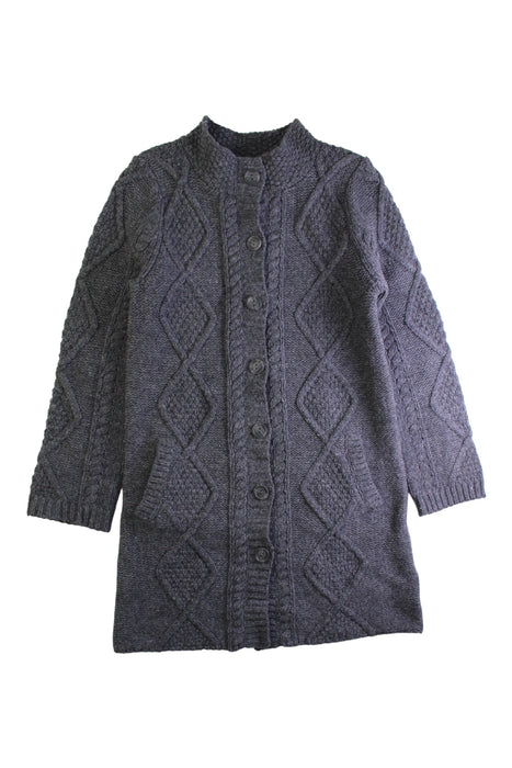 A Grey Cardigans from Seed in size 8Y for girl. (Front View)